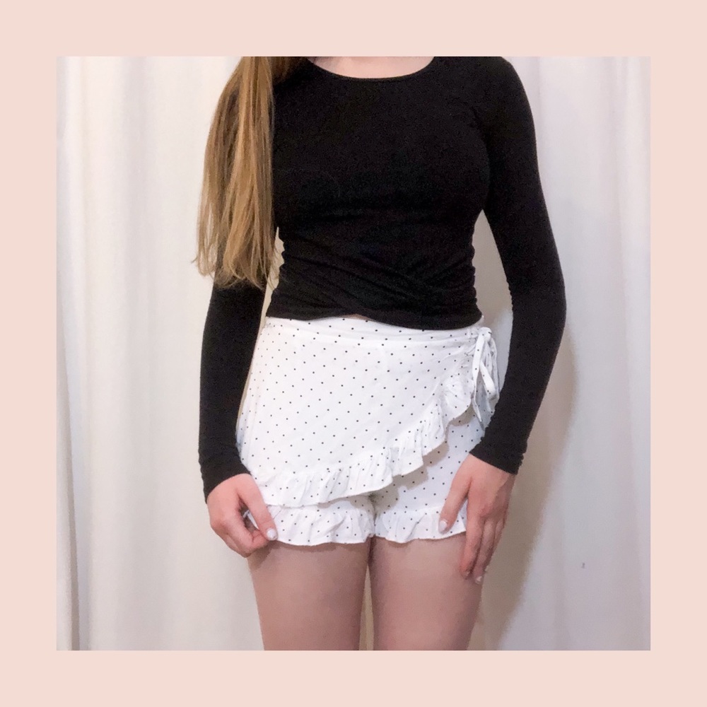 Pacsun Lottie Moss Polka Dot Shorts